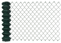 9 ölçüm yeşil zincir bağlantı çit elmas delik şekli