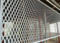 2 metre uzunluk Düzgün Delik Karayolu çit Boyalı Genişletilmiş Metal Hasır