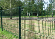 Park / Bahçe / Spor Zemin Güvenliği İçin 4mm Yeşil Pvc Kaplı Kaynaklı Hasır Çit