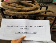 BWG16 Tel Kalınlığı Siyah Tavlı Çelik Tel 25kg / İnşaat İçin Rulo Ağırlığı