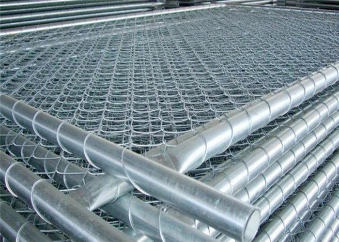 Açık Çelik Hasır Çit Galvanizli Zincir Bağlantı Çit Yüksekliği 1.8mm