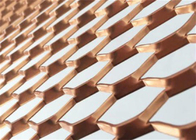 25mm Delik Çit Galvanizli Genişletilmiş Metal Tel Ağı 2m Uzunluk