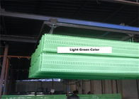 Yeşil Renkli UV Karşıt Galvanize Rüzgar Çit Panelleri Kömür için Hava Duruma Karşı