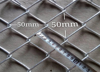 2 İnç Metal Zincir Bağlantı Çiti 50mm Elmas Delik Siklon Tel Rulo
