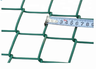 Yeşil Kaplamalı Pvc Zincir Bağlantı Eskrim 60x60mm Delikli Elmas Örgü