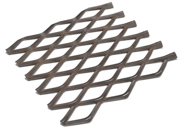 Güçlü Genişletilmiş Metal Tel Ağı Rulo Yumuşak Çelik Yaprak Ürün Hafif