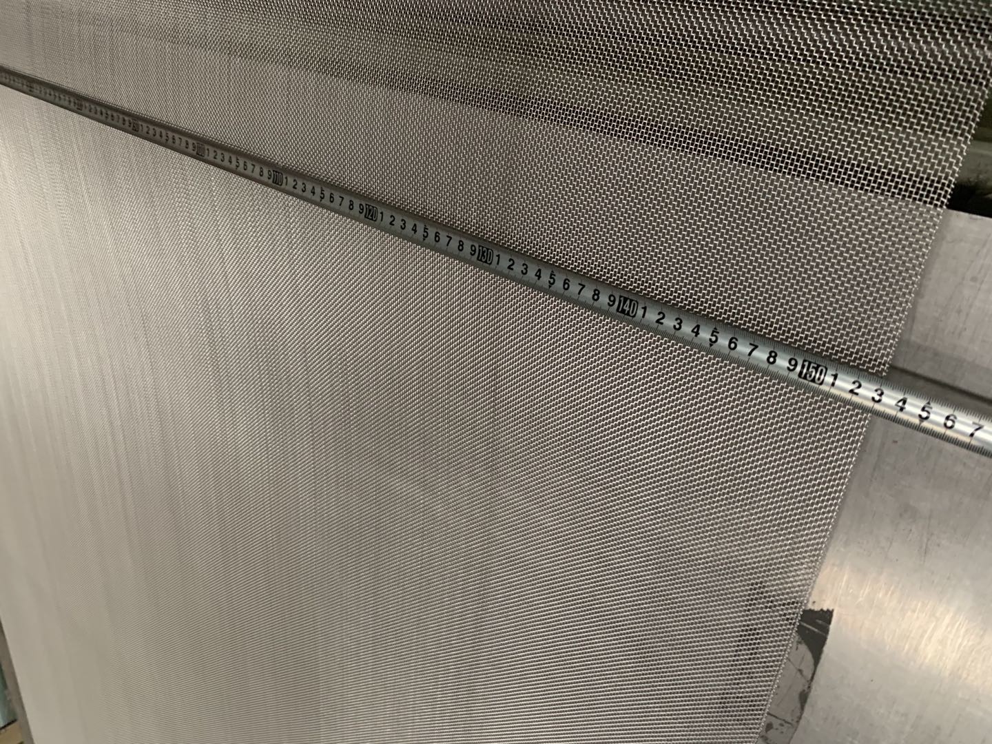 1.22 metre genişliğinde paslanmaz çelik ekran ağı Kimyasal filtre kullanımı