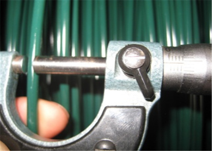 Kurulum Bağlama için Yeşil Renk 2.2mm 2.8mm Pvc Kaplı Çelik Tel Pas Direnci