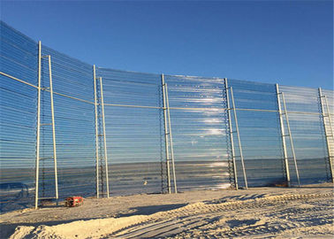 Delikli Çelik Pvc Kaplı Windbreak Panelleri, Anti Rüzgar Tozu Net Uzun Geçerlilik